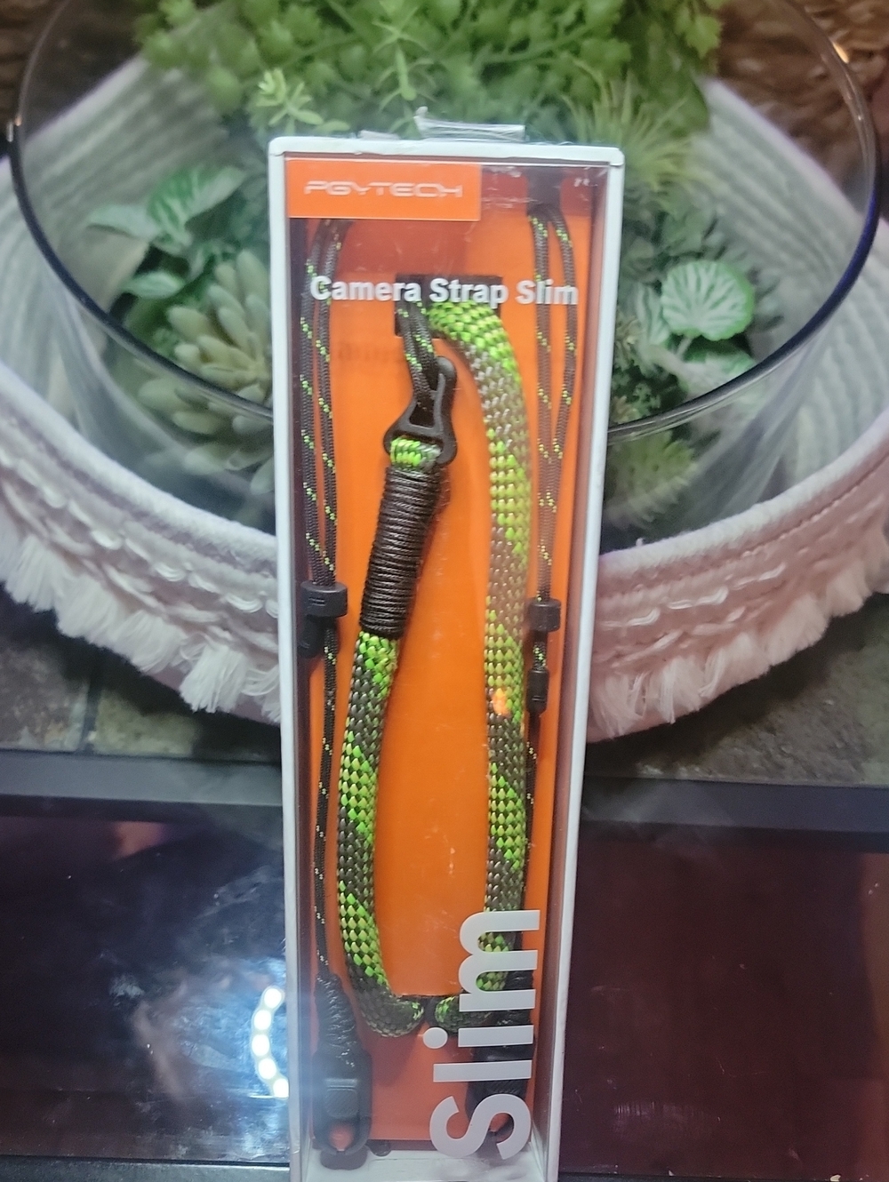 Green Slim Camera Strap
